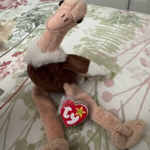 Ty Beanie Baby “Stretch” Ostrich Toy